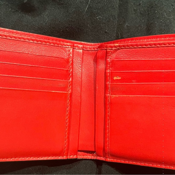 Christian Louboutin Signature Red and Black Card Holder - Picture 6 of 7